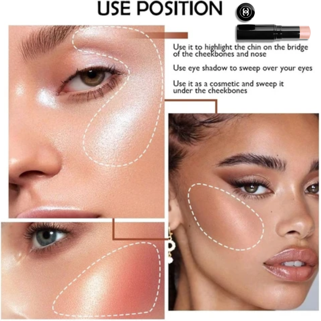 Flawless Dewy Finish – Chanel Hydrating Glow Stick - Glass skin with one swipe