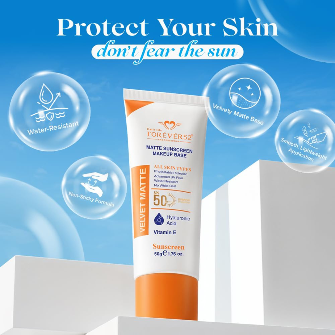 Forever52 Primer base Sunscreen | Minimize Pores & Matte makeup base | Flawless makeup | Perfect for all Skin type