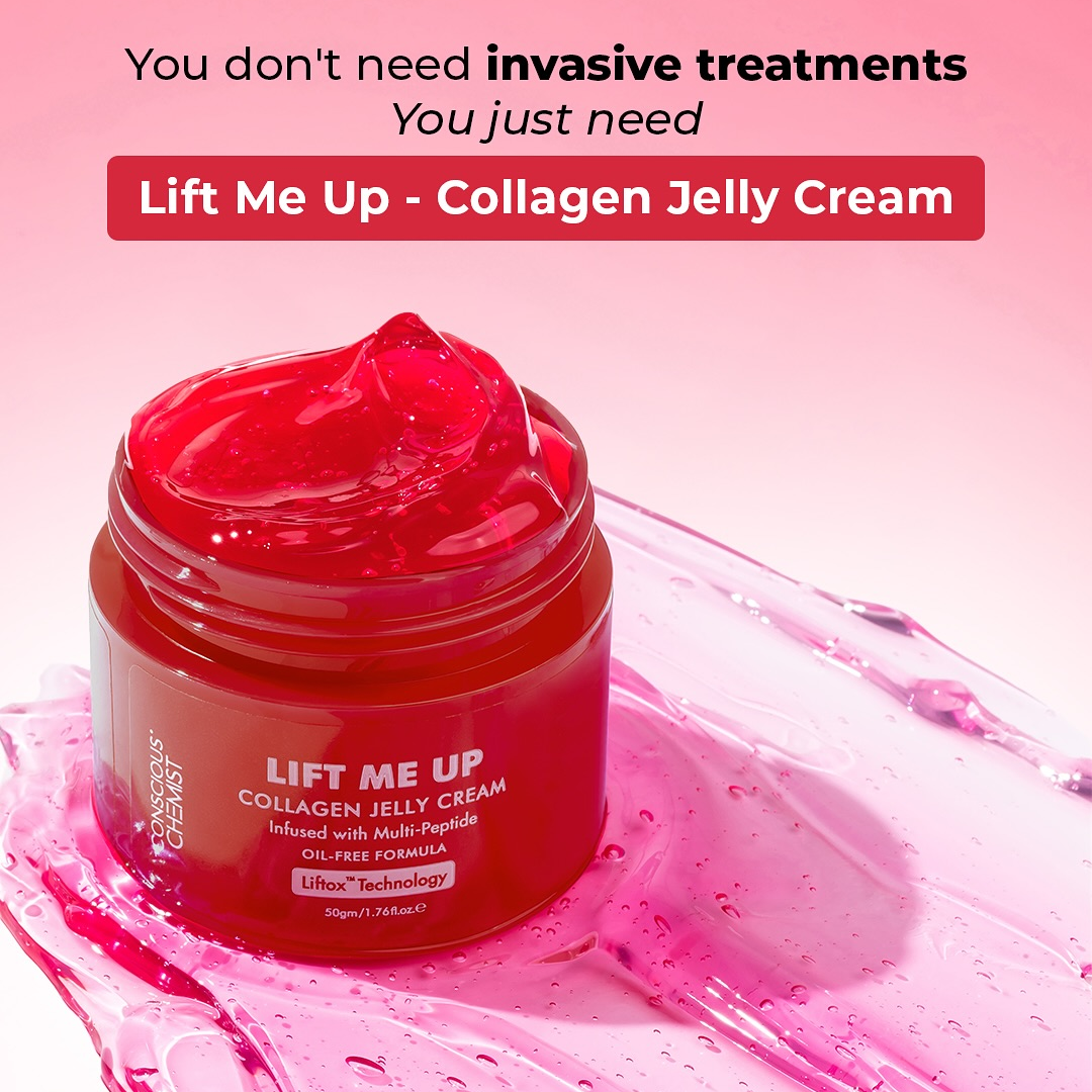 Lift Me Up Firm & Prime Jelly Cream | Skin Tightening, Blurring & Makeup-Ready Finish