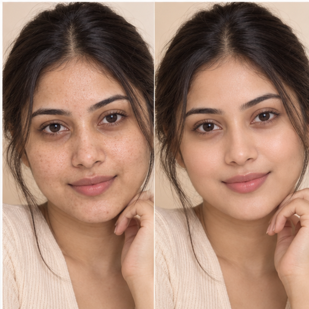 M Cosmetics New Skin BB Serum – 3-in-1 Tinted BB Cream with SPF 30+ & Hyaluronic Acid – Light Buildable Coverage