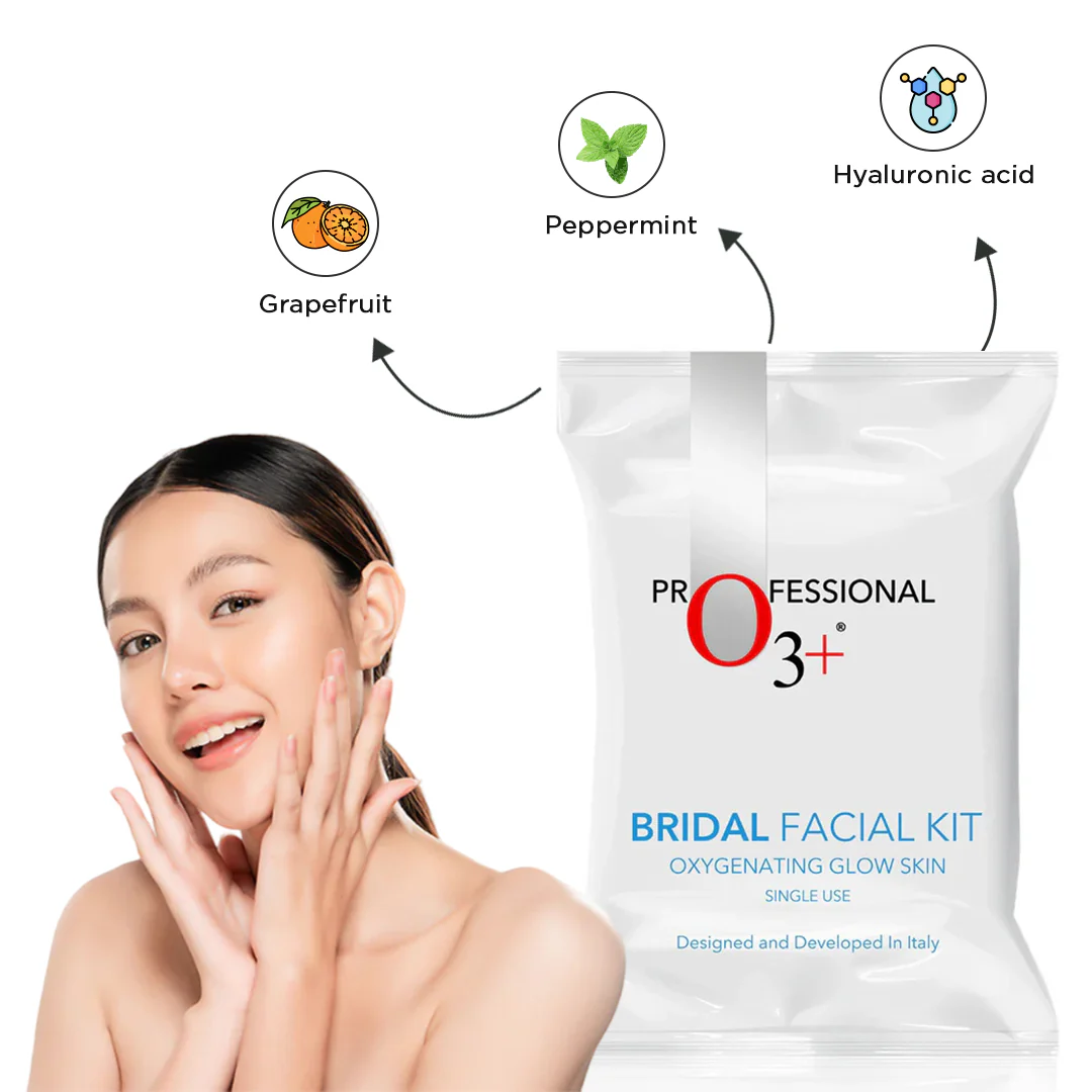 10 steps instant bridal Glow Facial Kit | Remove blackheads, Shirk Pores & Brighten up skin visibly after single use