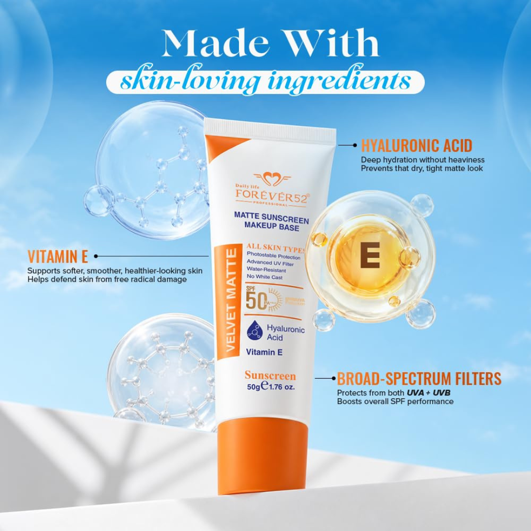 Forever52 Primer base Sunscreen | Minimize Pores & Matte makeup base | Flawless makeup | Perfect for all Skin type
