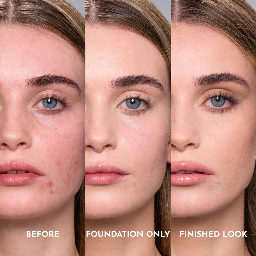 STAZE Glowing Foundation + Brightening compact Powder | 12-hours longwear, Oil control & Flawless filter like finish