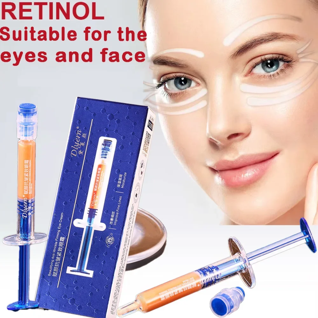 Anti-Wrinkle Firming Cream – Retinol + Peptides + Hyaluronic Acid – Reduces Fine Lines & Wrinkles, Firms & Lifts Skin, Boosts Collagen – For Eyes & Face