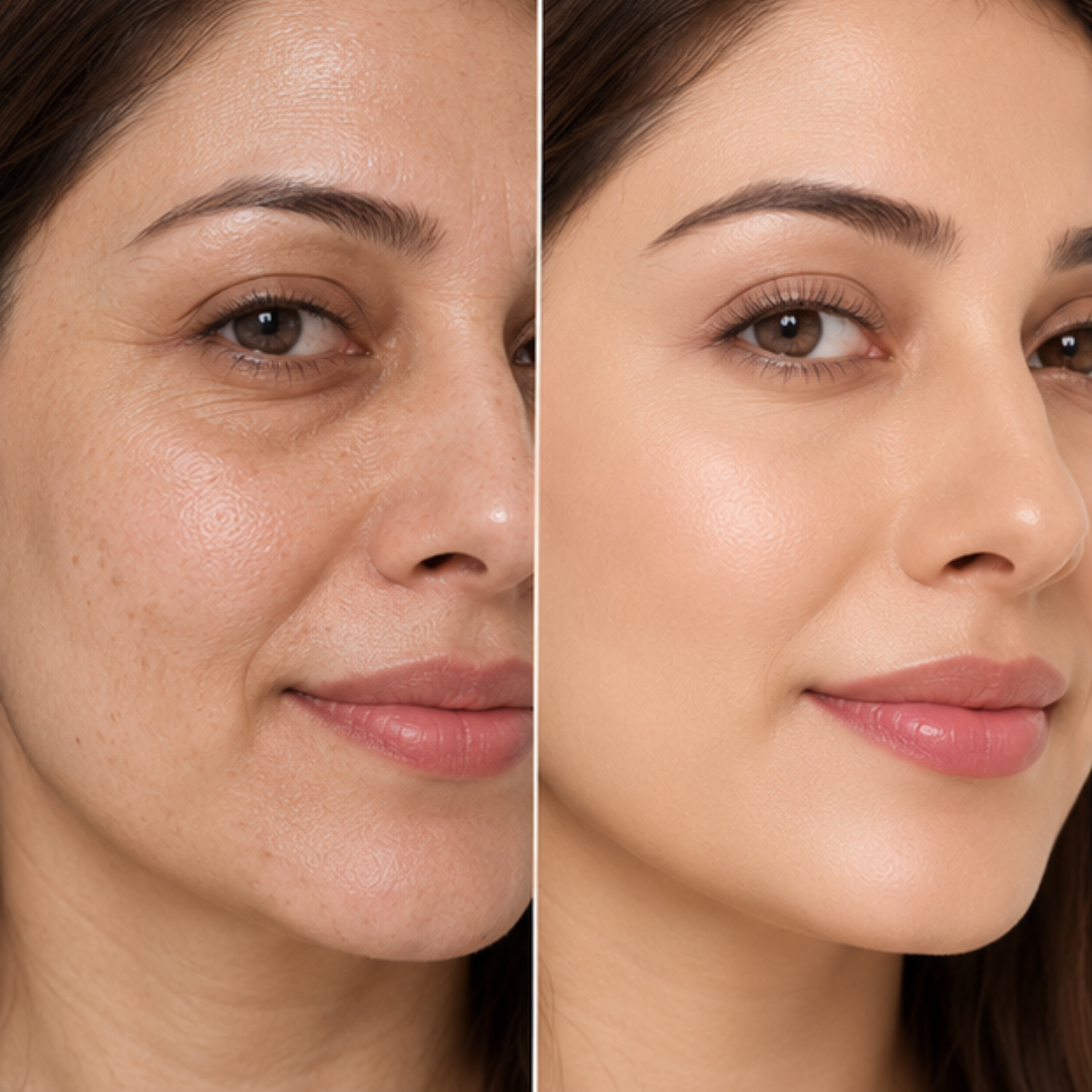 Guerlain Terracotta Le Teint Foundation + FREE Beauty Blender – Lightweight Breathable Coverage – Natural Radiant Glow