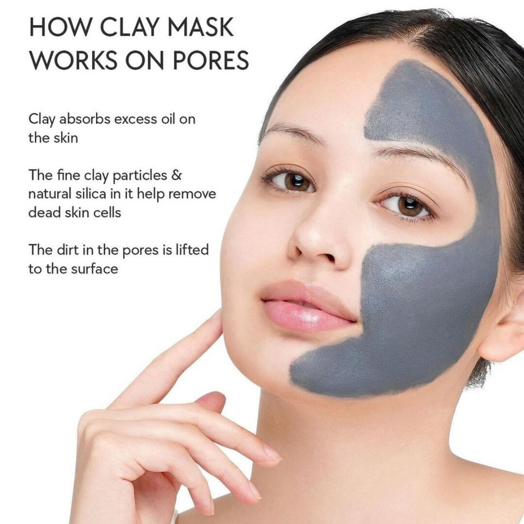 SKINTIFIC Alaska Volcano Pore Clay Stick | Glycolic Acid + Probiotic Complex + Collagen | Removes Blackheads, Tightens Pores & Smooths Skin