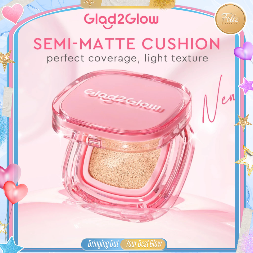 Glog2Glow Perfect Cover Cushion | Flawless Semi-Matte, 12H Wear | Zero Oxidation, Pore-Blurring, Transfer-Proof