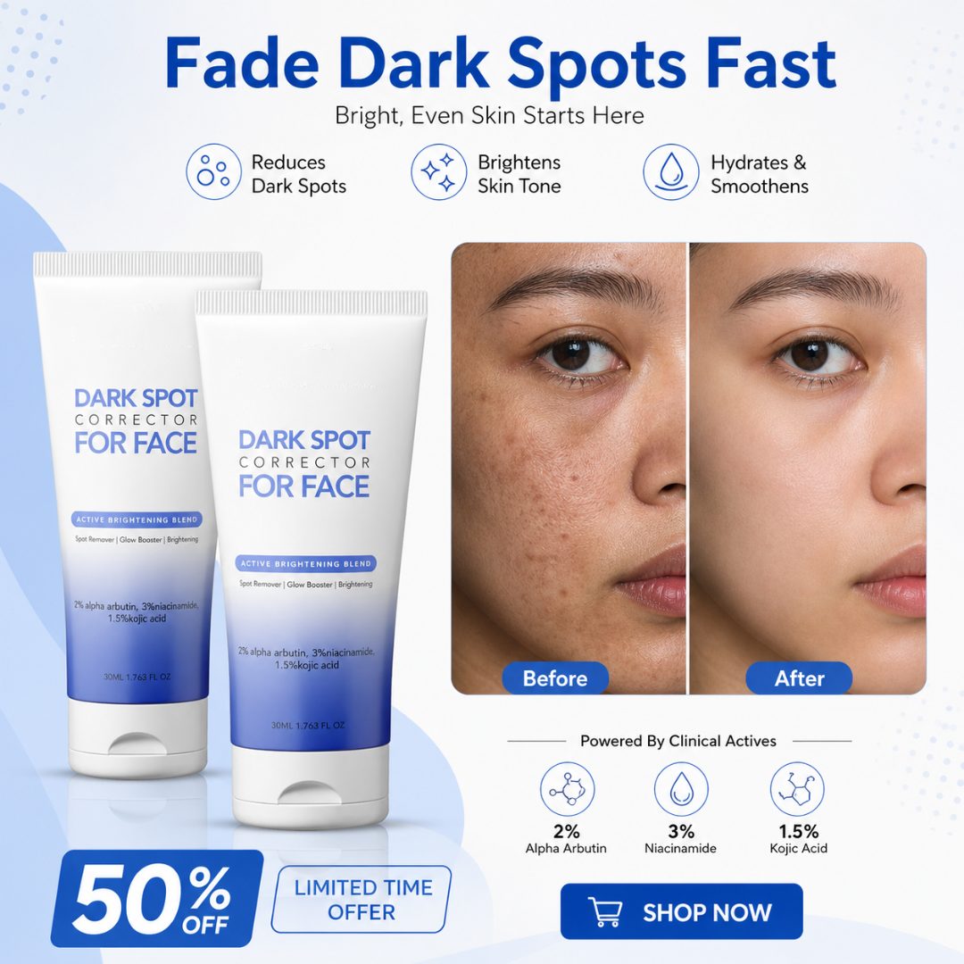 Dark Spot Corrector for Face – Fade Dark Spots Fast – Bright, Even Skin – Targets Sun Spots, Age Spots, Acne Marks & Freckle