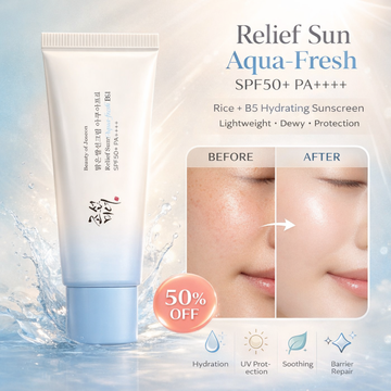 Beauty of Joseon Relief Sun Aqua-Fresh Rice + B5 Sunscreen | SPF50+ PA++++ Lightweight, Cooling & Hydrating UV Protection | No White Cast, Fast Absorption