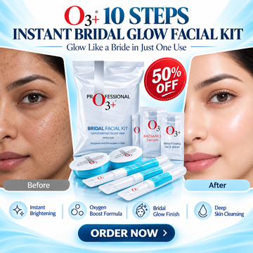 10 steps instant bridal Glow Facial Kit | Remove blackheads, Shirk Pores & Brighten up skin visibly after single use