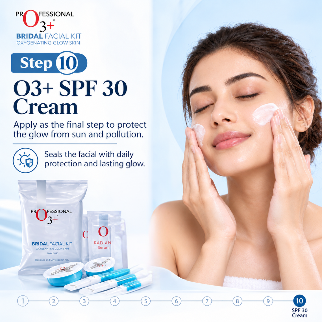 10 steps instant bridal Glow Facial Kit | Remove blackheads, Shirk Pores & Brighten up skin visibly after single use