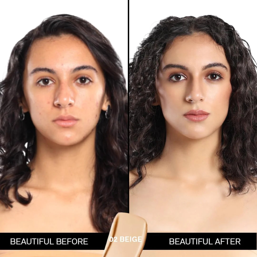 Flicka The Base Story Foundation - High Coverage, Skincare-Infused & Waterproof