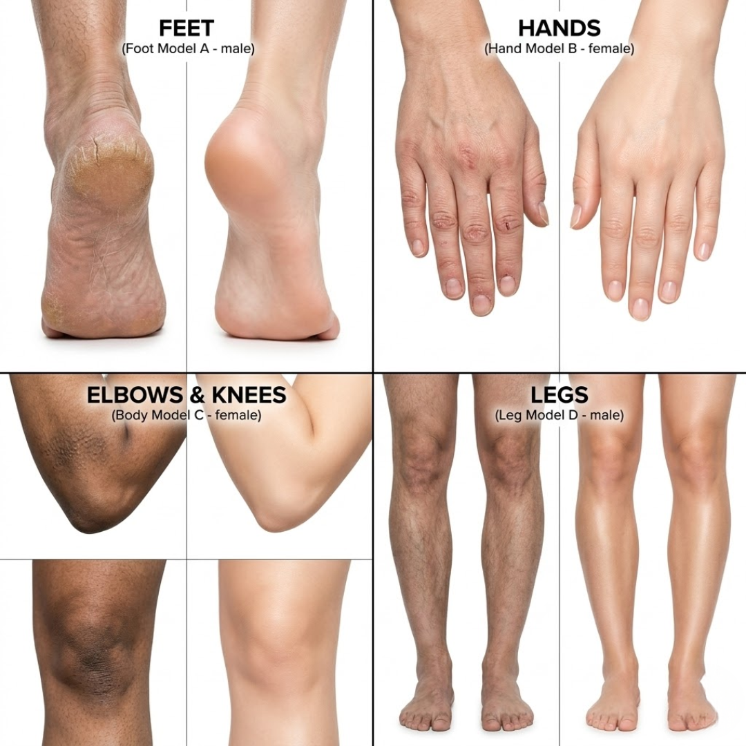 Rozino Tea Tree Oil Foot Cream | Vitamin E, Aloe Vera & Peppermint | Repairs Cracked Heels, Rough Elbows & Dry Knees | Intense Hydration