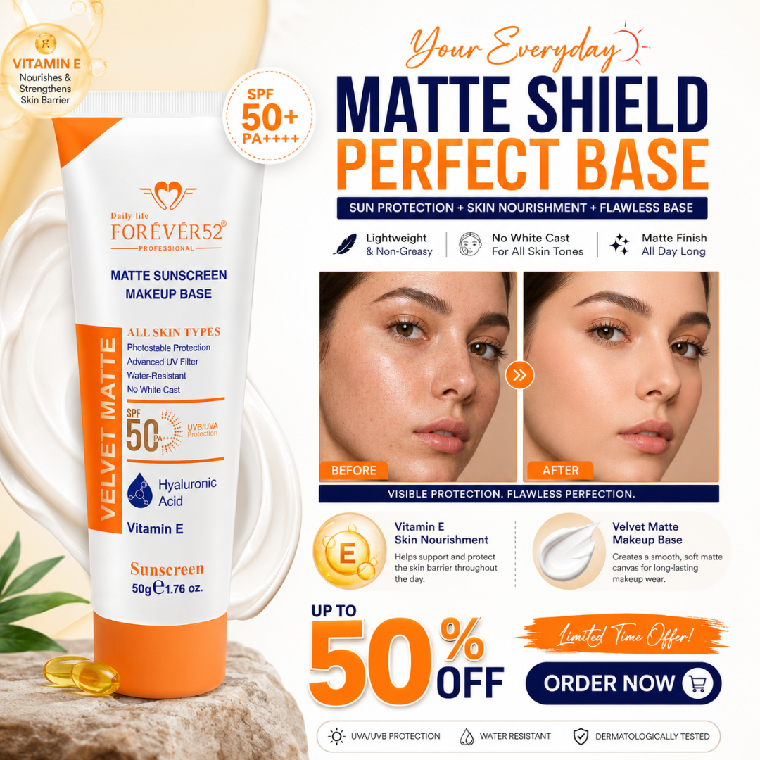 Forever52 Primer base Sunscreen | Minimize Pores & Matte makeup base | Flawless makeup | Perfect for all Skin type