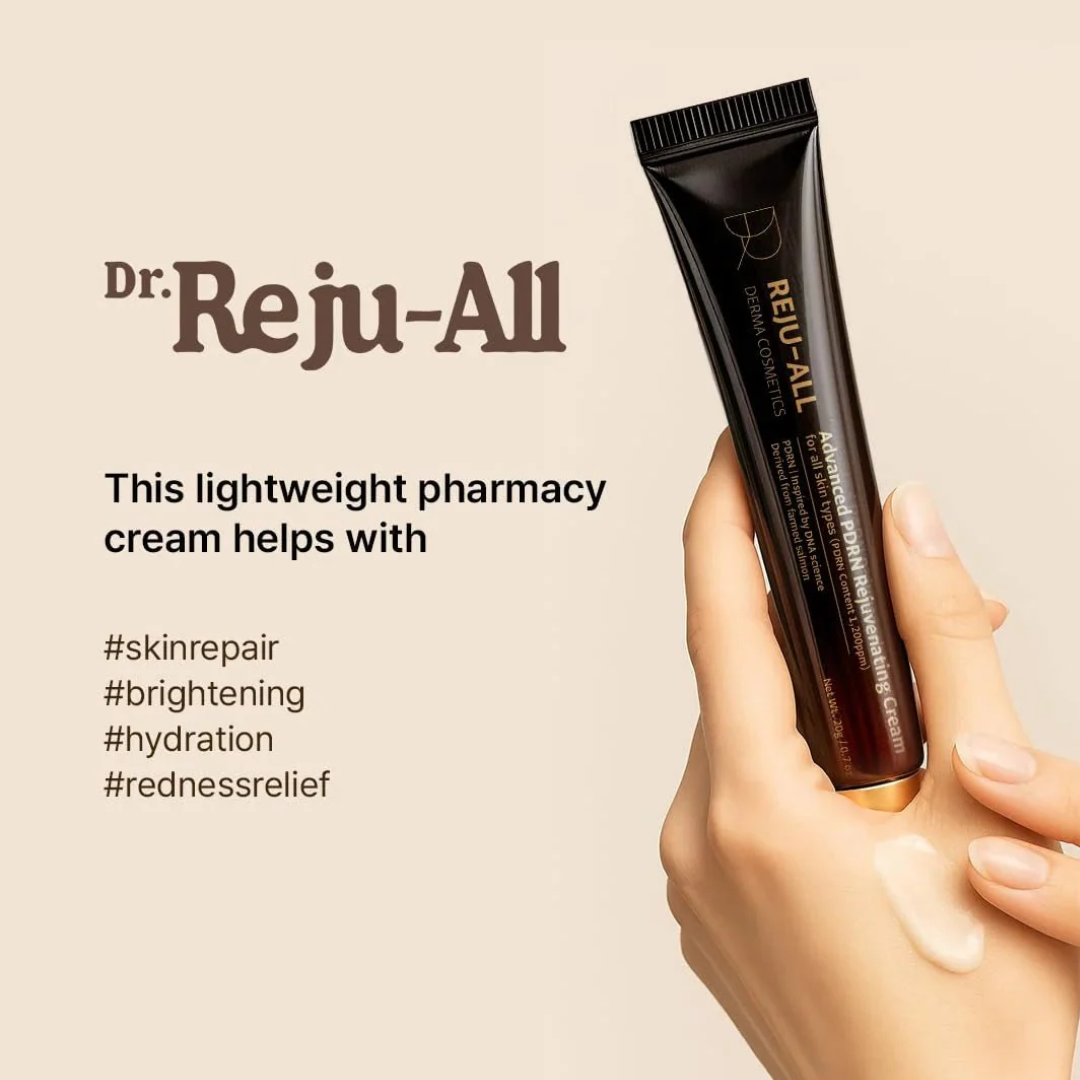 Reju-all PDRN Cream - Remove dark spots, blemishes, dry - patches & give glowing smooth & hydrated skin