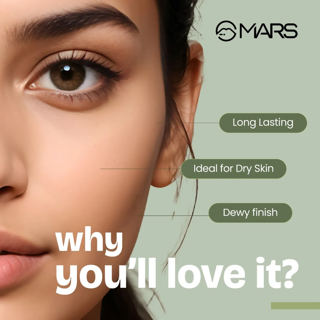 MARS Grip Master Gripping Primer - Long-Lasting & Hydrating for a Radiant Dewy Finish