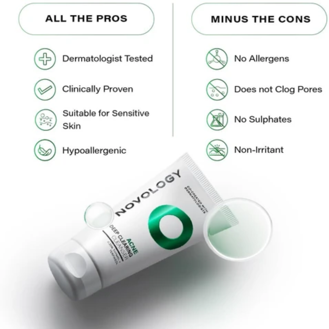 Novology Perfect Glow Cleanser – For Bright & Smooth Skin