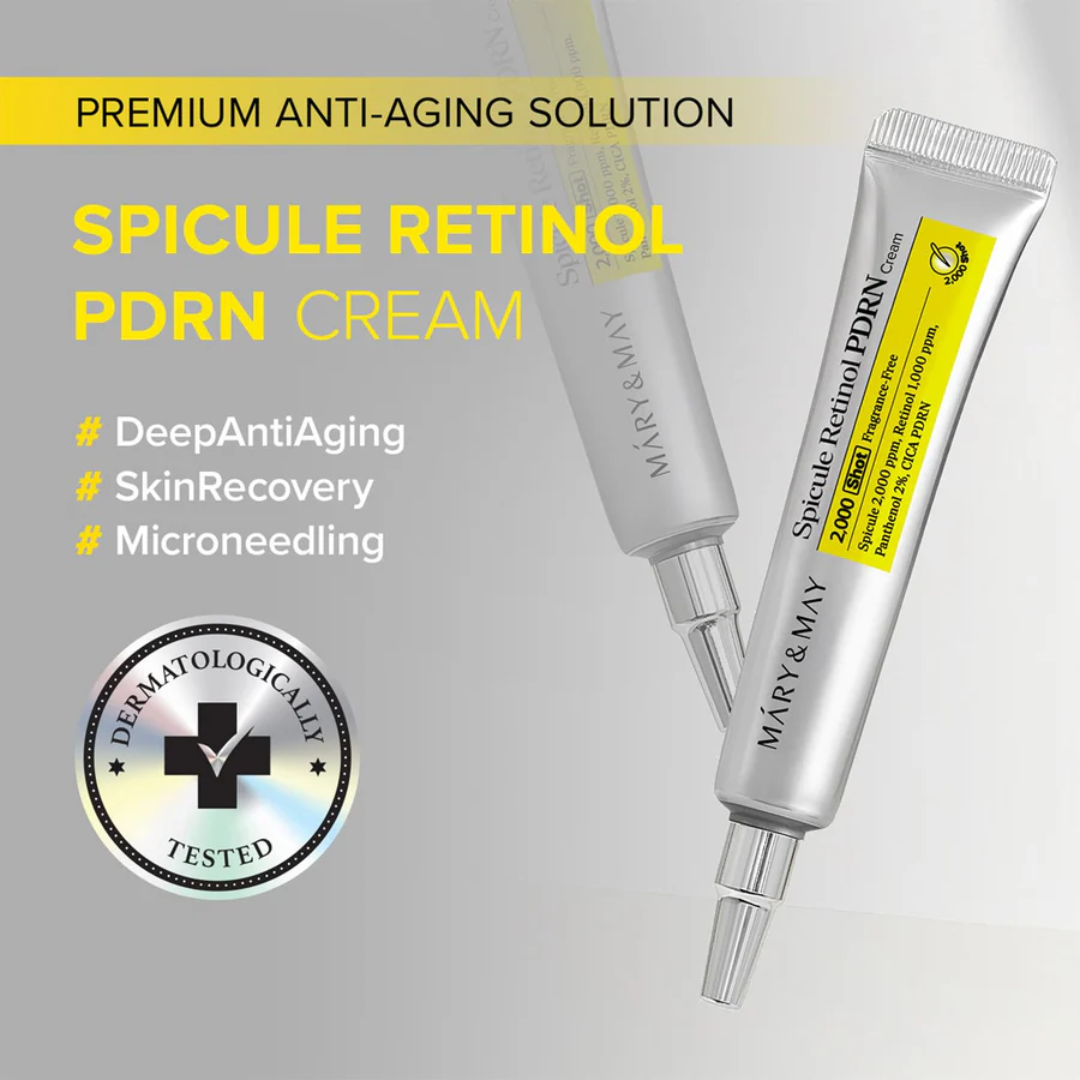 May & Marry Retinol & Collagen (Day & Night) Cream | collagen for day & Retinol for Night | Reduce Wrinkles & Smile Lines, minimizing pores & improve skin texture