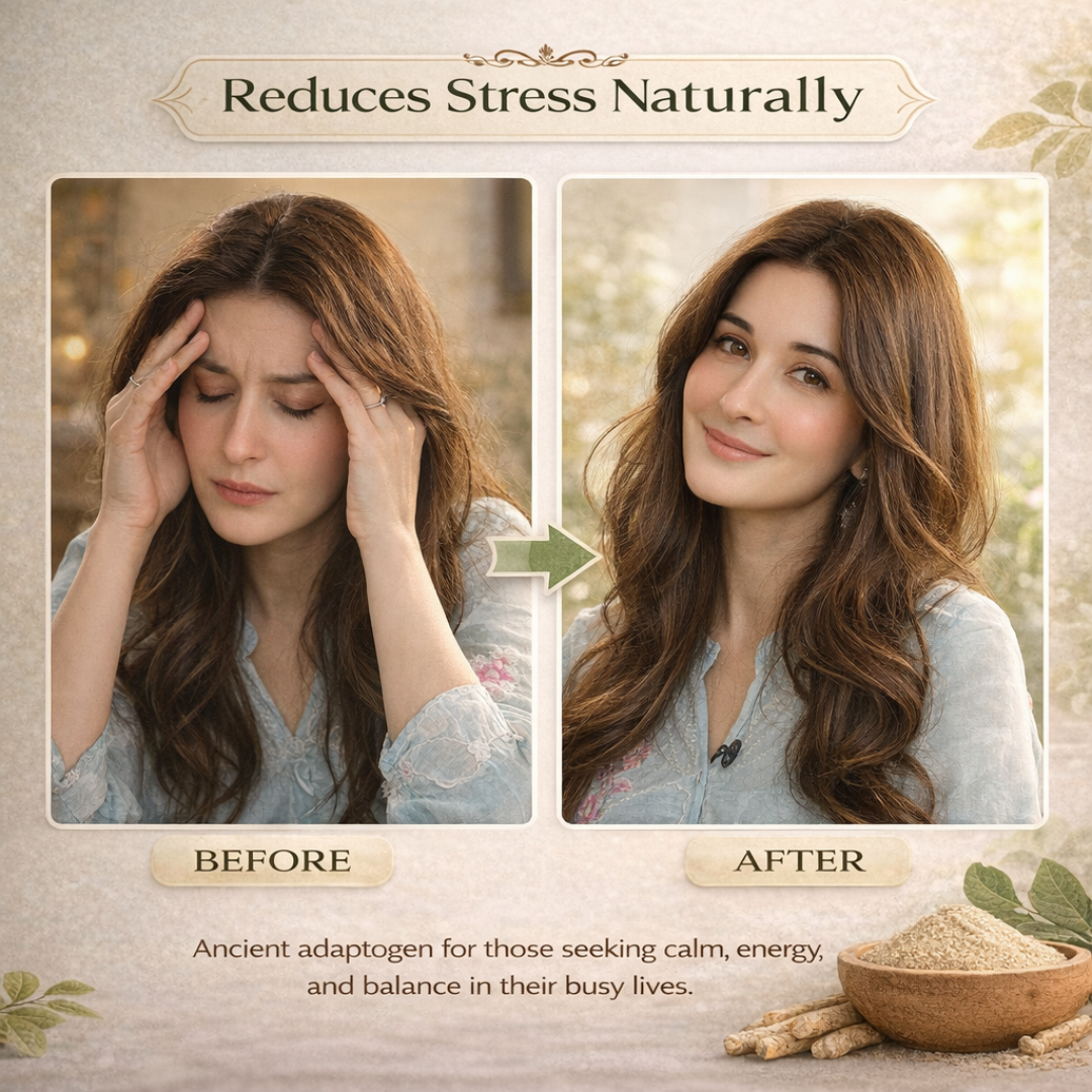 SL Naturals Ashwagandha Root Powder | Stress Relief, Hormone Balance & Hair Growth, Bright Skin| 100% Natural Organic