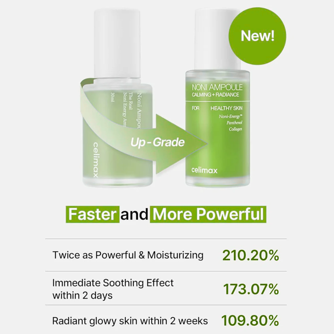 Celimax Noni Ampoule Calming + Radiance | Soothing Hydrating Serum for Healthy, Glowing Skin