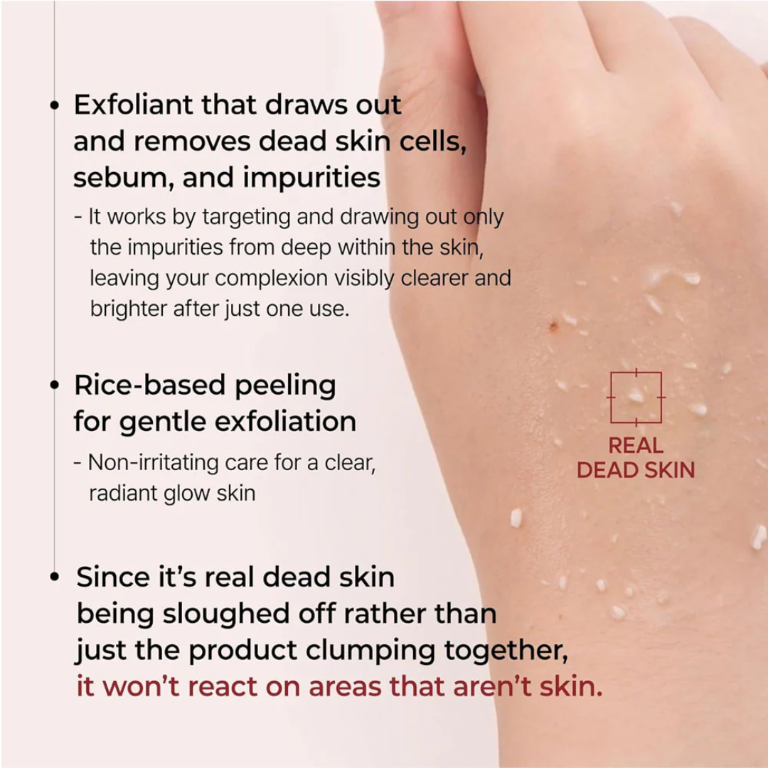 Dr. Melaxin Peel Shot PS Exfoliating Black Rice Ampoule | Removes Blackheads, Tightens Pores & Smooths Skin