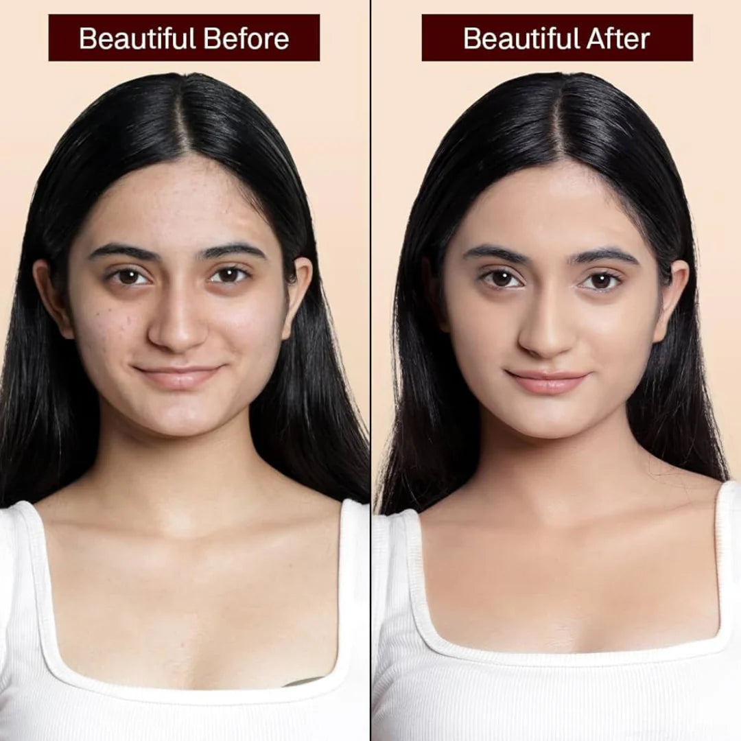 Flicka The Base Story Foundation - High Coverage, Skincare-Infused & Waterproof