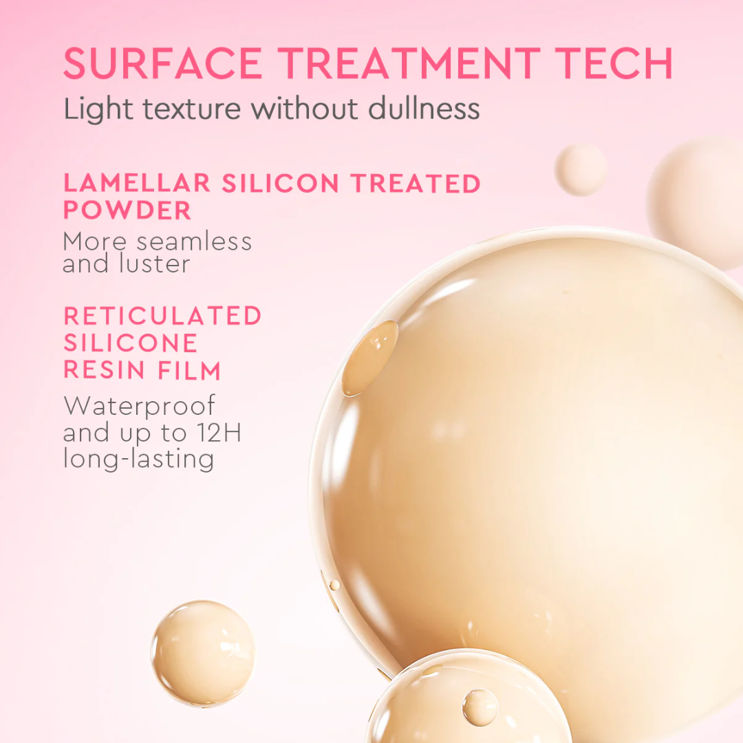 Glog2Glow Perfect Cover Cushion | Flawless Semi-Matte, 12H Wear | Zero Oxidation, Pore-Blurring, Transfer-Proof