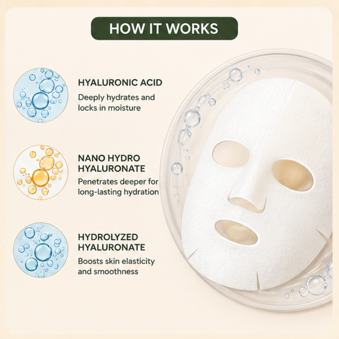 SL Summer Glow Bundle – Hydrate, Protect & Glow – 3-Step Skincare Set: Hyaluronic Hydrating Sheet Mask (3pcs) + BB Block SPF 50+ + C Bright Serum – Deep Hydration, Sun Protection, Radiant Glow