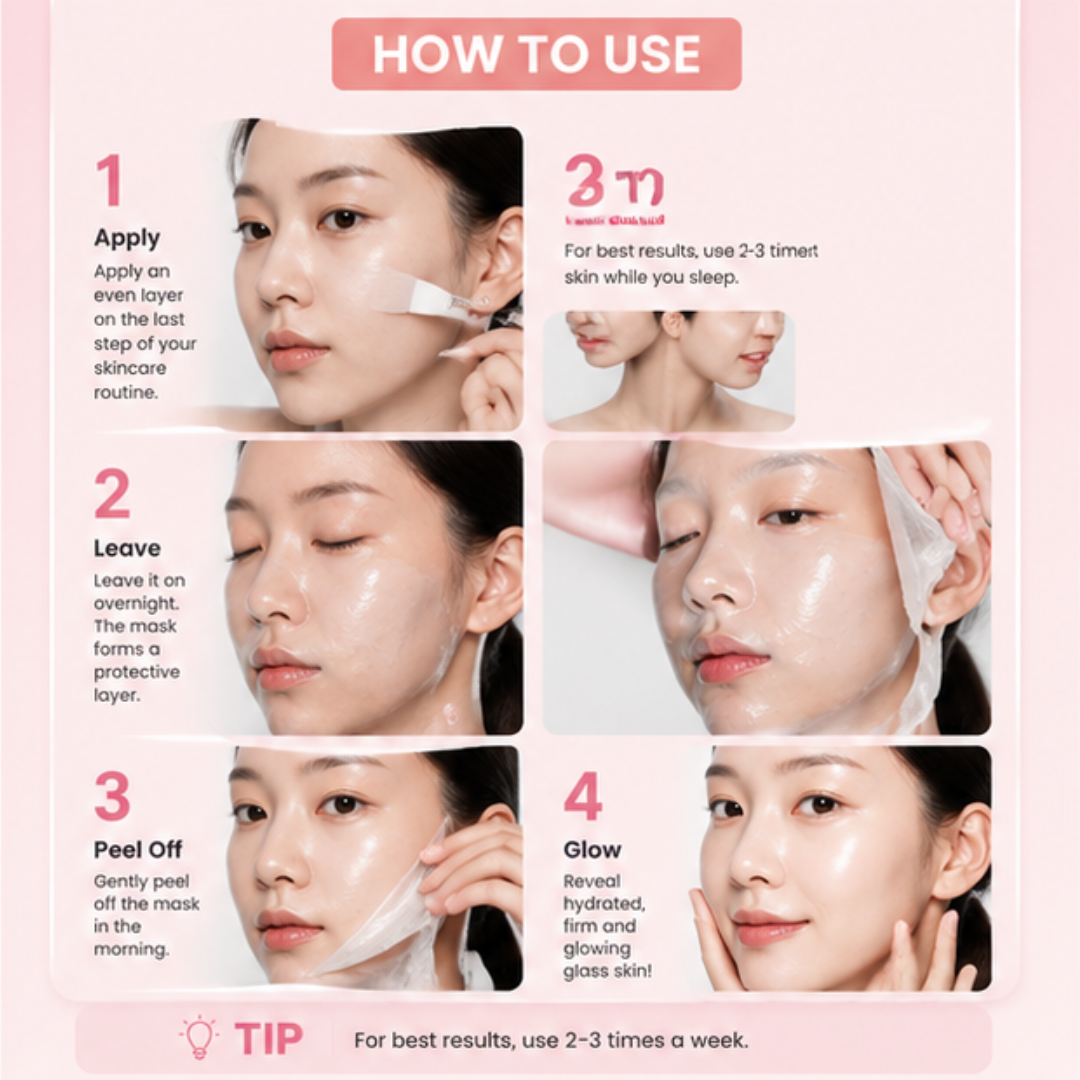 Medicube Collagen Night Wrapping Mask – 50% OFF – Wake Up to Glass Skin – Overnight Care – Boosts Collagen, Deep Hydration & Glass Skin Glow – Strengthens Skin Barrier – For All Skin Types