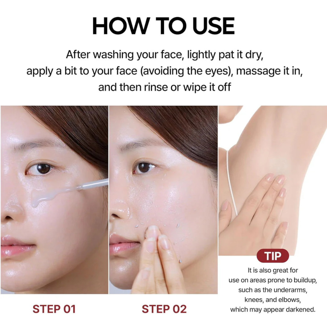 Dr. Melaxin Peel Shot PS Exfoliating Black Rice Ampoule | Removes Blackheads, Tightens Pores & Smooths Skin