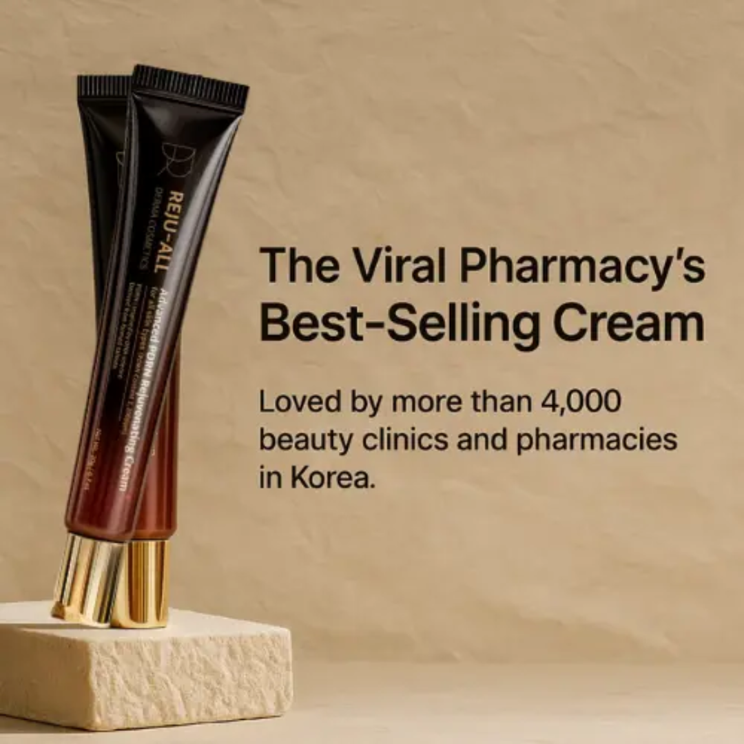 Reju-all PDRN Cream - Remove dark spots, blemishes, dry - patches & give glowing smooth & hydrated skin