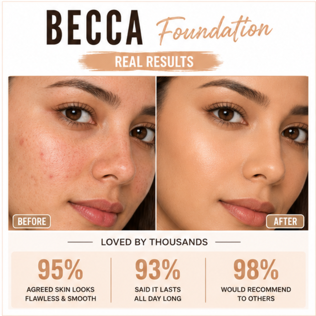 BECCA Ultimate Coverage 24-Hour Foundation – Medium to Full Coverage, Natural Matte Finish – Long Lasting Up to 24H – Flawless Coverage, Natural You – Lightweight, Hydrating, Pore-Blurring – Suitable for All Skin Types