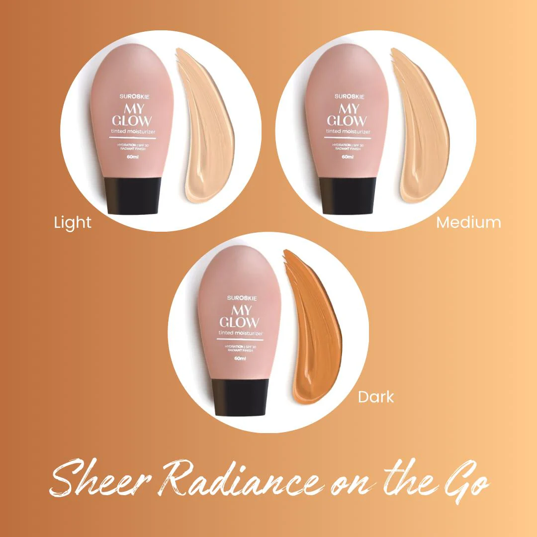 ✨ Suroskie Glow Deal – Skin Tint + Juicy Glow Mist | Flawless, Natural & Dewy Look