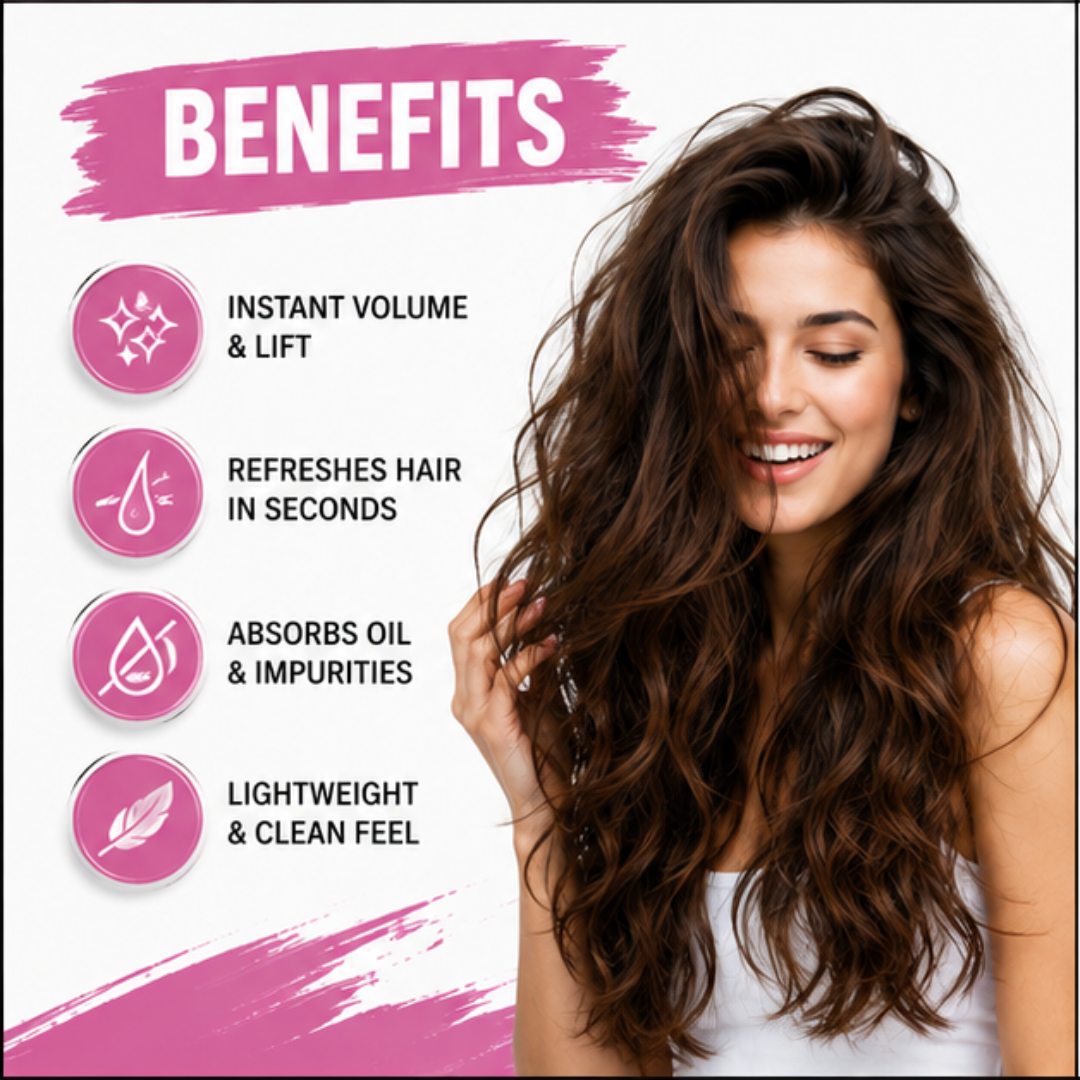 Toni&Guy Sky High Volume Dry Shampoo – Instant Refresh, Maximum Volume – Absorbs Oil & Impurities, Adds Bounce & Body – Lightweight, Clean Feel – For Fine, Flat, Oily Hair