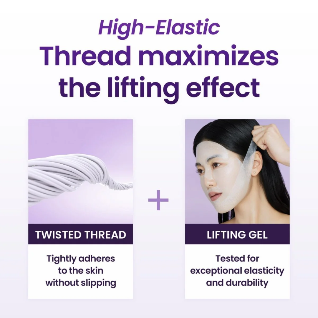 3D Lifting Full Face Tension Gel Mask | Instant Face Lifting Mask with High-Elastic Thread Technology | Sculpts, Lifts, Firms in 30 Minutes