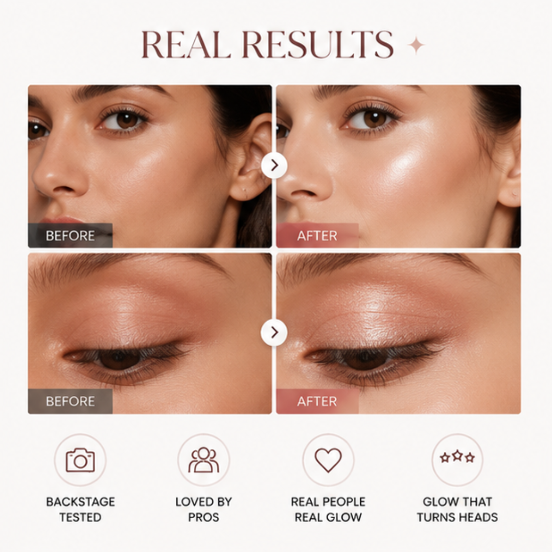 Dior 2-in-1 Glow highlighter & Blush Palette | Universal Glow - Multi use highlighter for face , eyes & Body | lightweight, pigmented & Long-lasting
