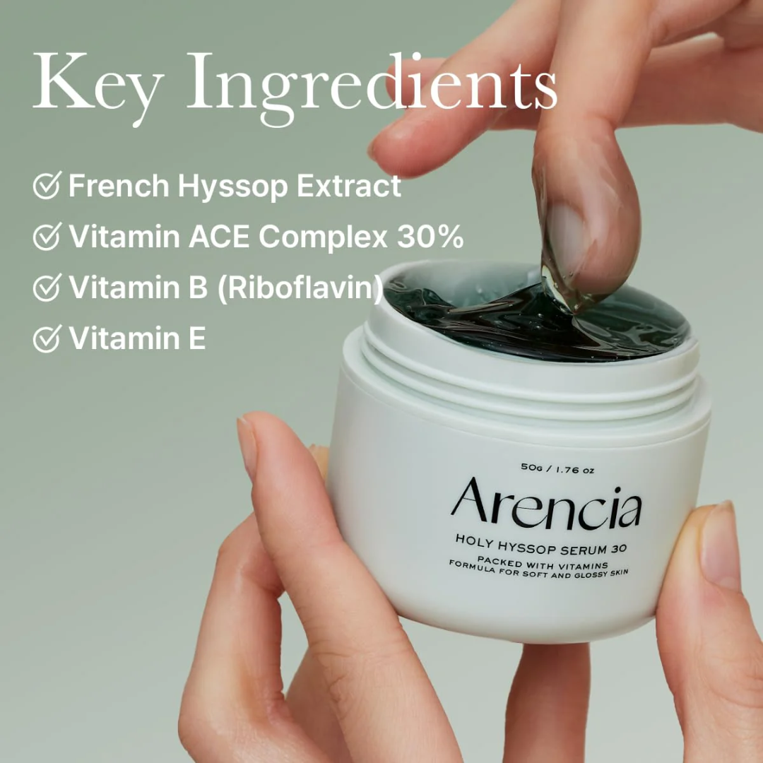 Arencia Holy Hyssop Serum - Remove Acne & dark sposts in 7 days