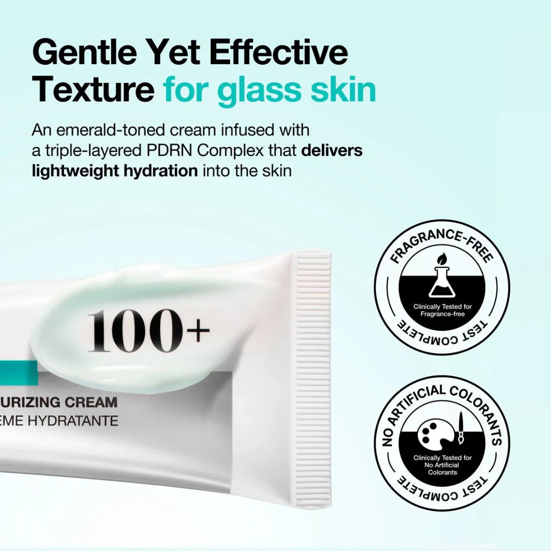Anua PDRN + Hyaluronic Acid 100 Moisturizing Cream – Deep Hydration & Skin Plumping Cream for Glass Skin