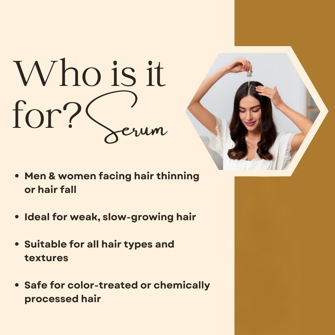 The Muse Labs Peptide Hair Growth Serum | Reduces Hair Fall, Boosts Density & Strengthens Roots | Multi-Peptide Formula