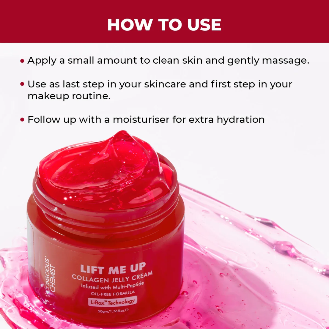 Lift Me Up Firm & Prime Jelly Cream | Skin Tightening, Blurring & Makeup-Ready Finish