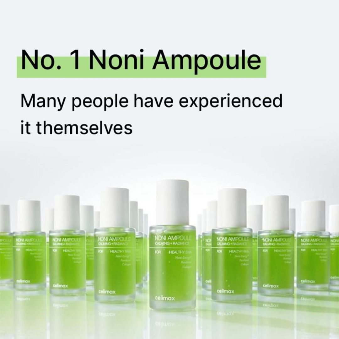 Celimax Noni Ampoule Calming + Radiance | Soothing Hydrating Serum for Healthy, Glowing Skin