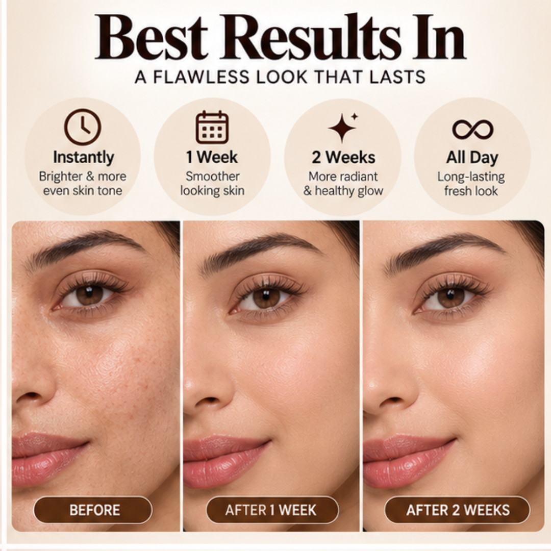 Guerlain Terracotta Le Teint Foundation + FREE Beauty Blender – Lightweight Breathable Coverage – Natural Radiant Glow
