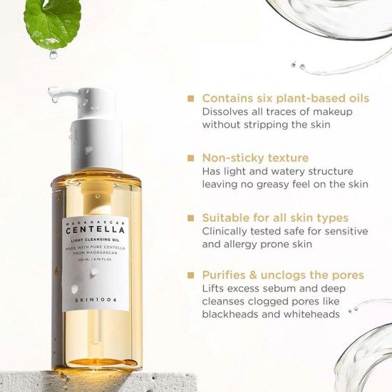 Madagascar Centella Cleansing Oil - For instant face cleaning & brightening
