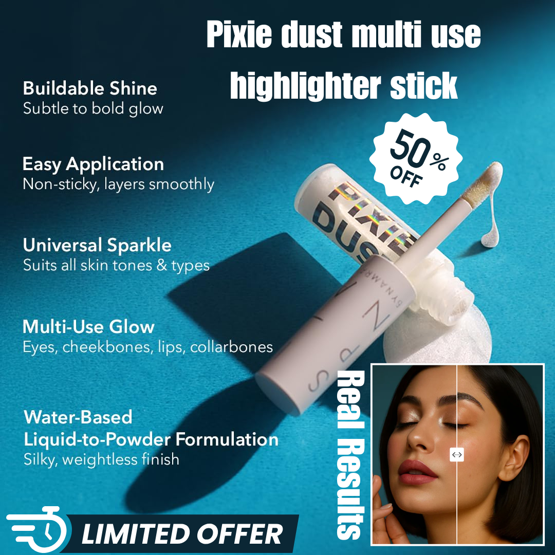 Pixie Dust | Zero Fallout - Long-Lasting Glow - Multi-Use Face & Body Sparkle