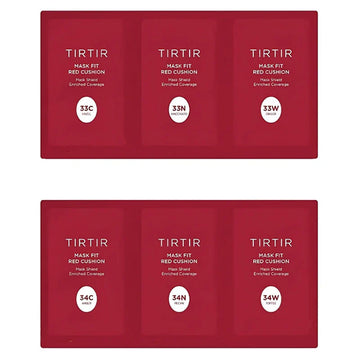 TIRTIR Mask Fit Red Cushion Foundation Trial Kit Medium (33C-34W)