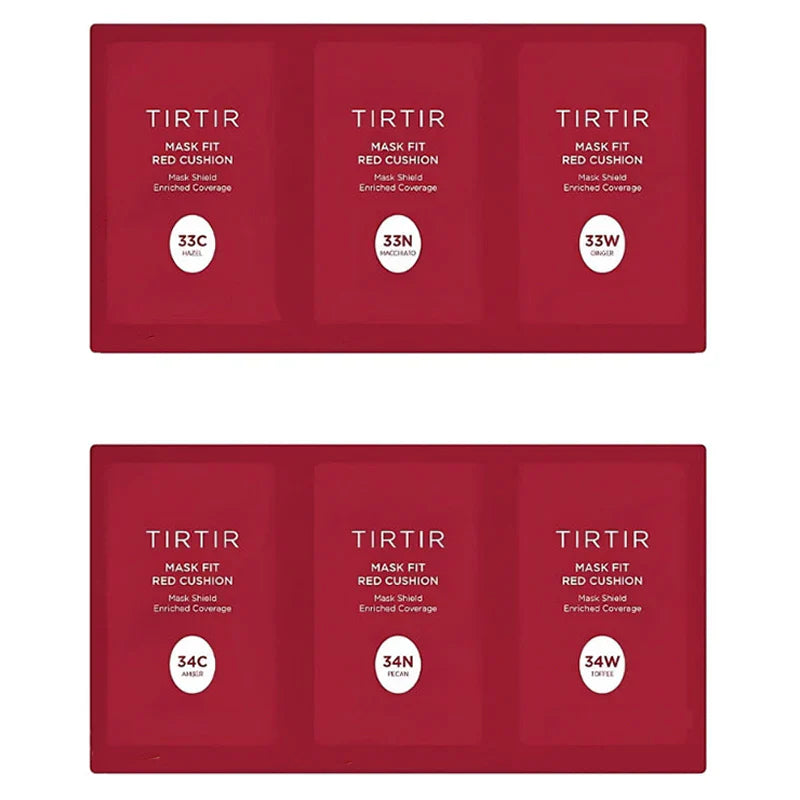 TIRTIR Mask Fit Red Cushion Foundation Trial Kit Medium (33C-34W)