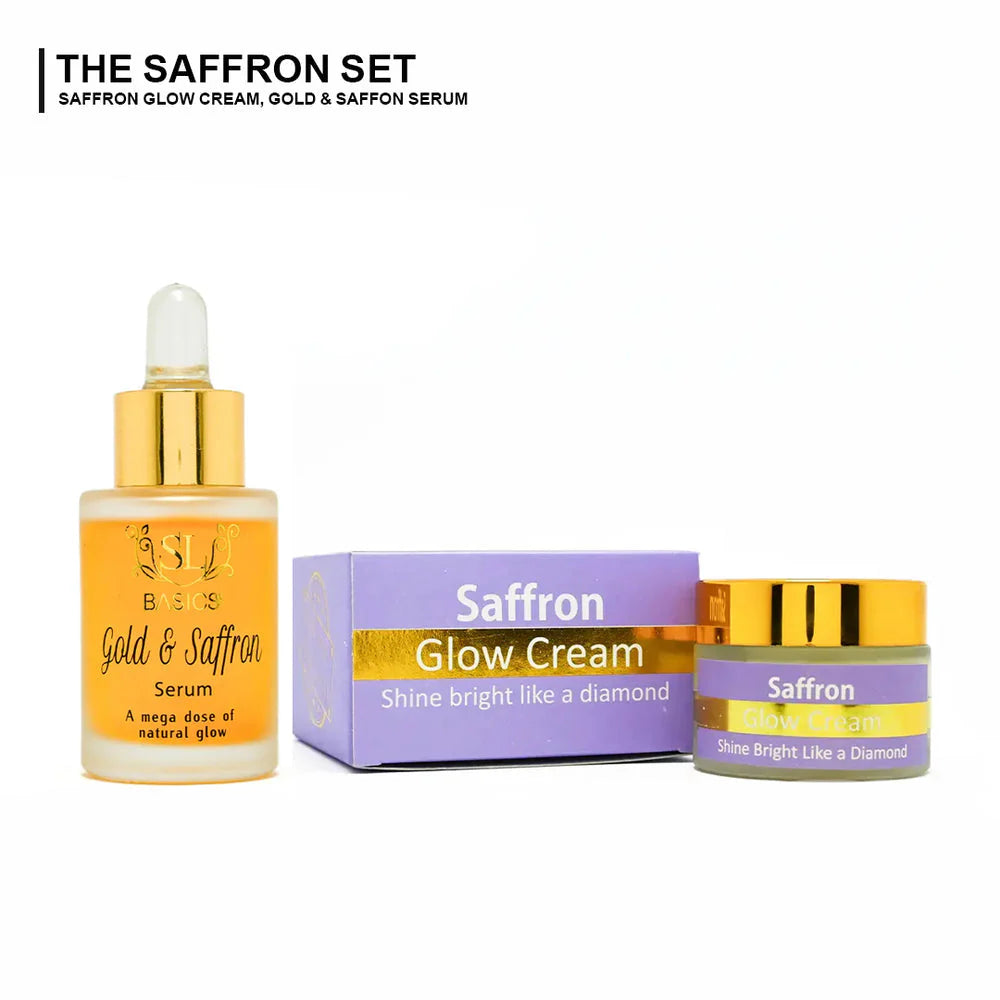 SL Basics Whitening Deal - Saffron cream + Gold serum for brightening